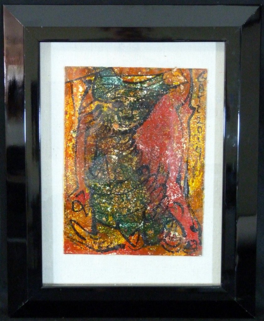 ALEXANDER GORE ABSTRACT OIL PAINTING (1 of 5)