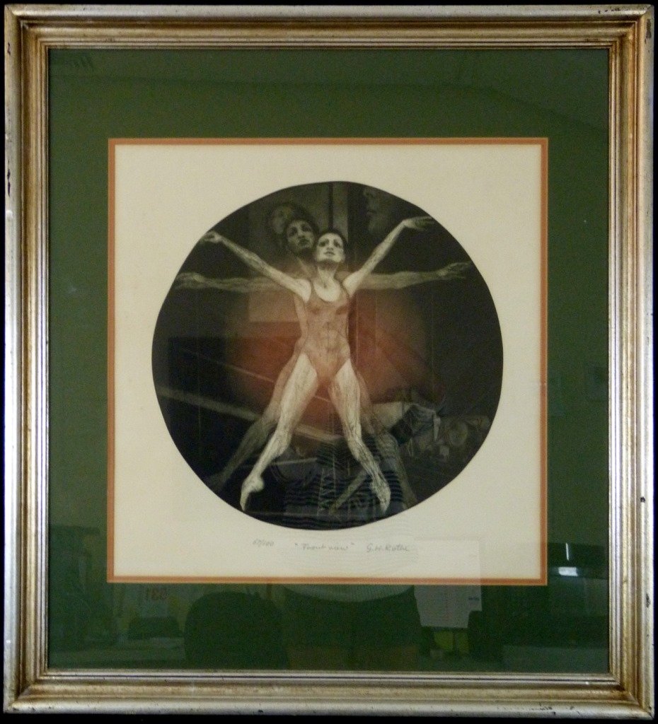 G. H. ROTHE BALLET DANCING LITHOGRAPH 67/100 (1 of 5)
