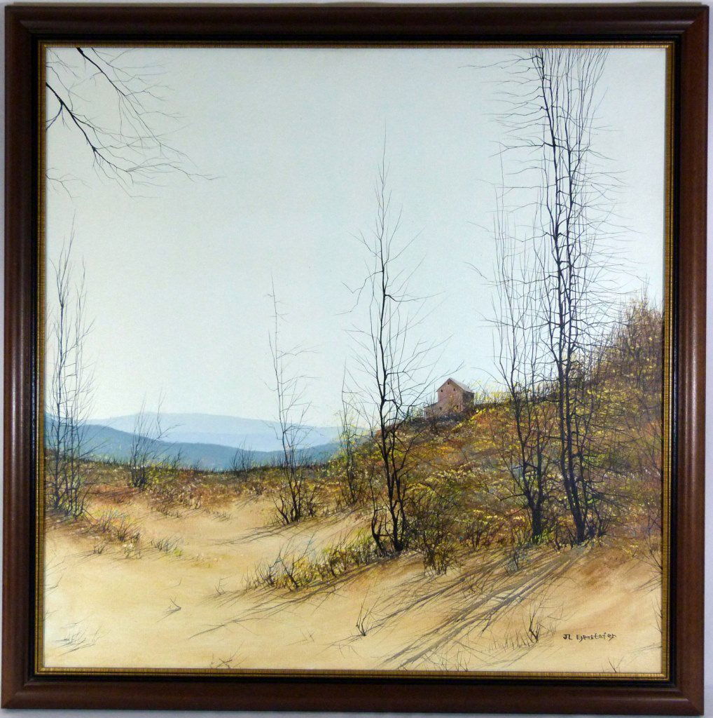 JOHN L. EGENSTAFER OIL PAINTING ON CANVAS (1 of 6)
