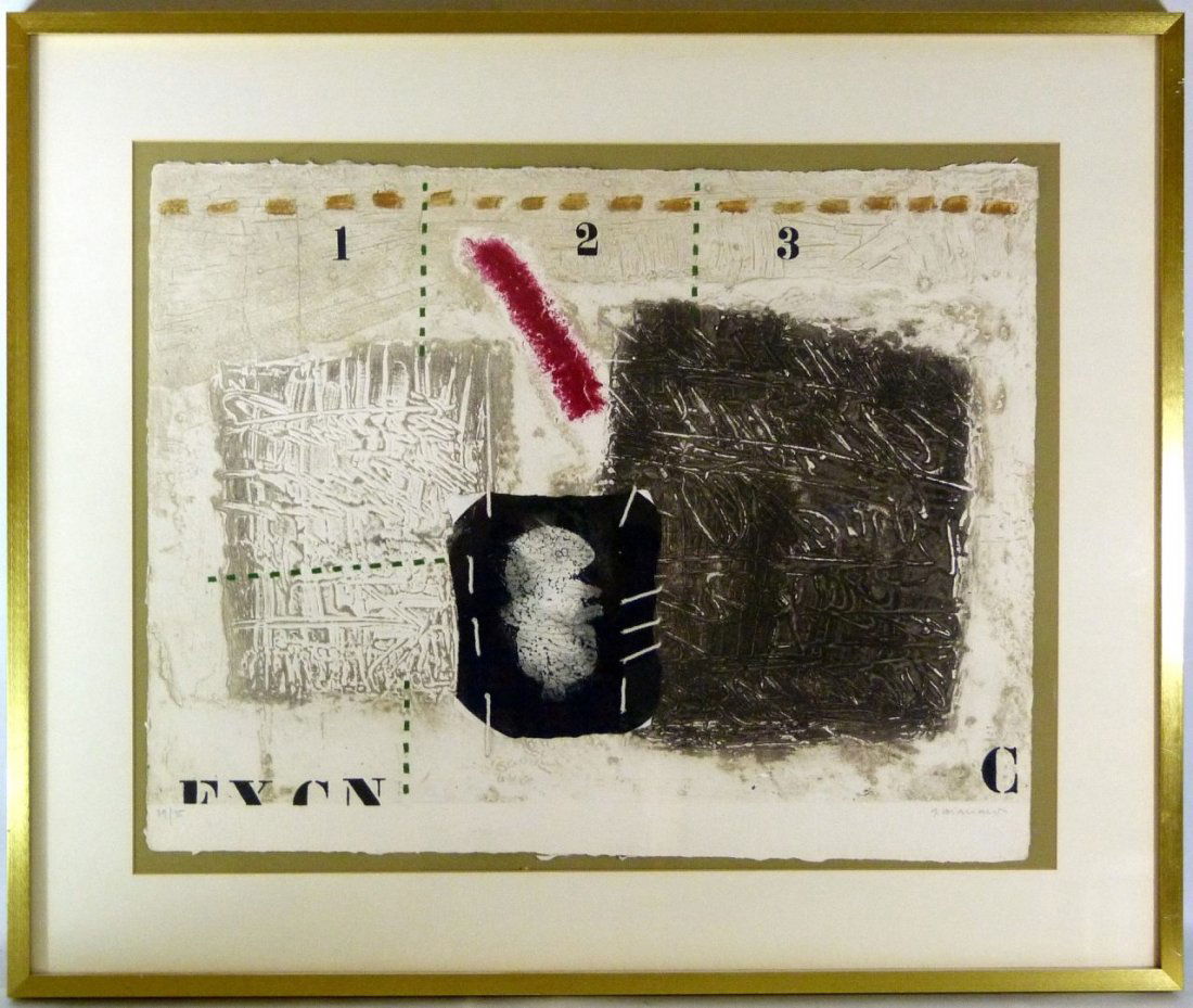 JAMES COIGNARD #29/95 EMBELLISHED LITHOGRAPH (1 of 6)