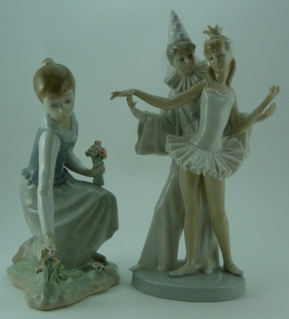 2pc LLADRO PORCELAIN FIGURINES #1172 & #4882 (1 of 7)