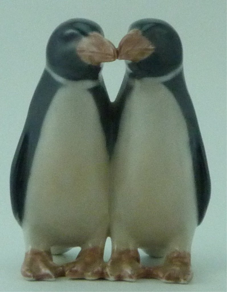 ROYAL COPENHAGEN #1190 PORCELAIN PENGUINS (1 of 5)