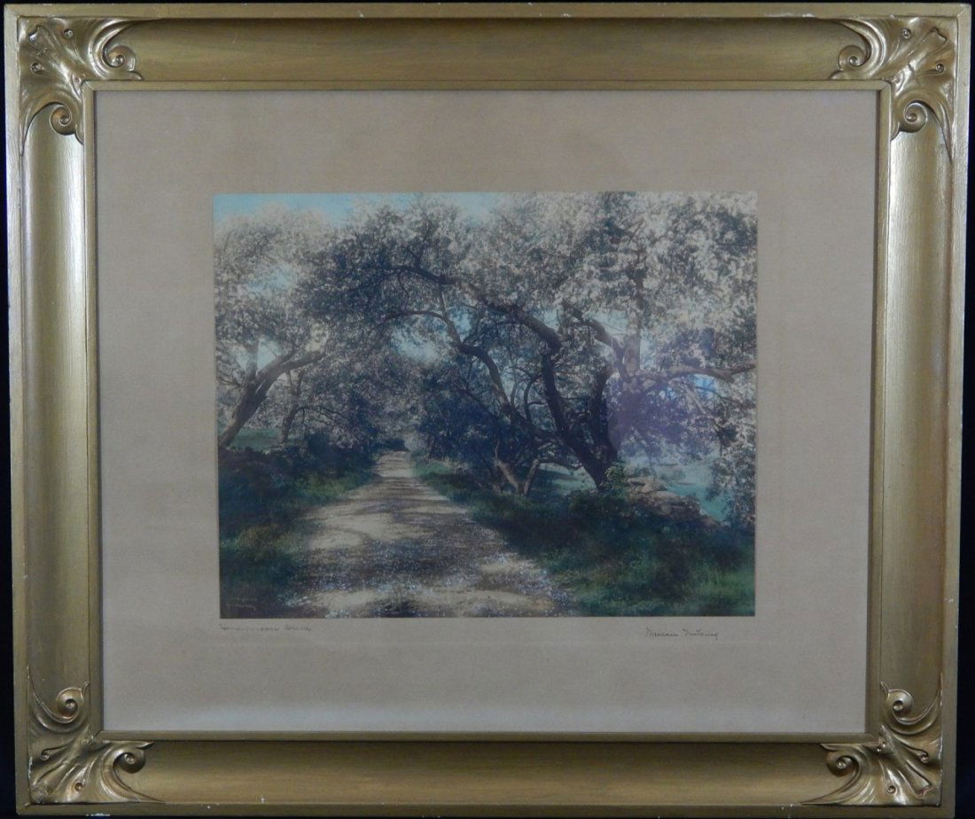 WALLACE NUTTING SIGNED HAND COLORED PRINT (1 of 7)