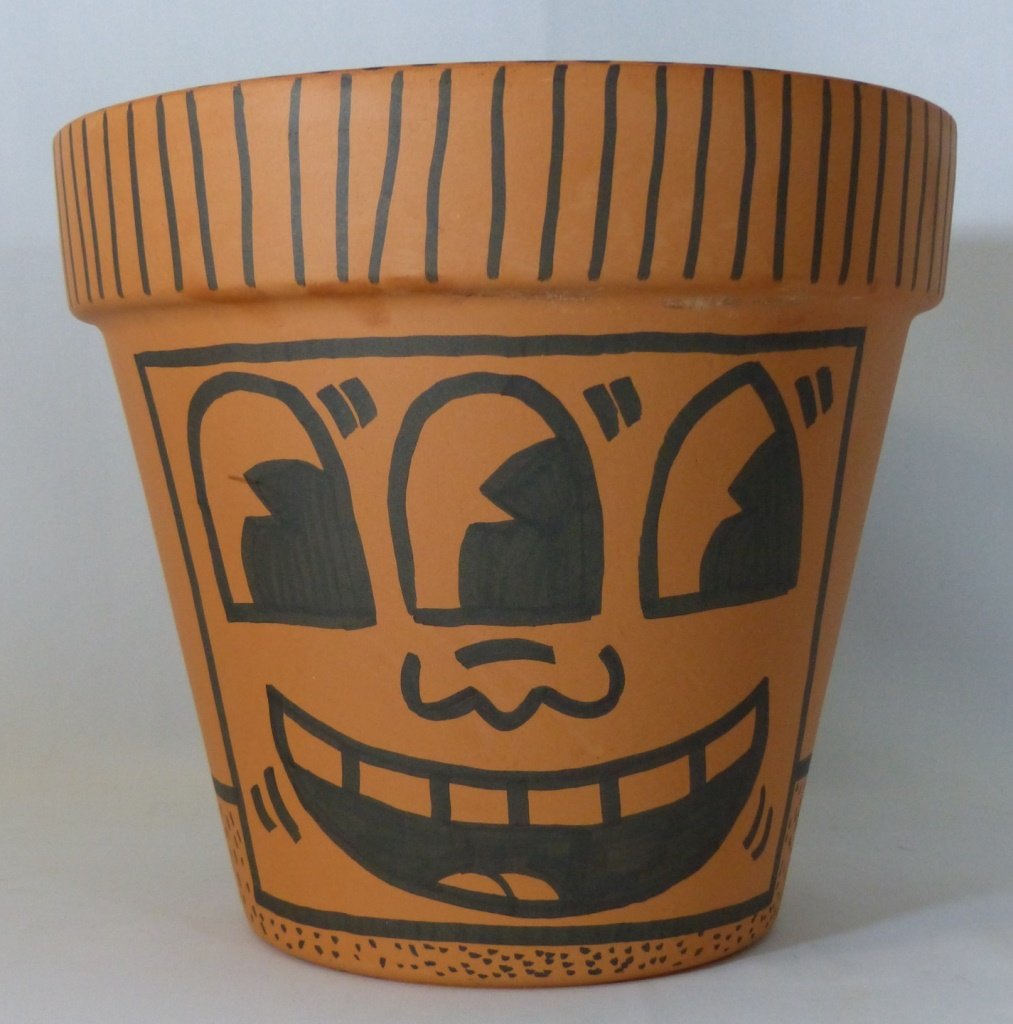 KEITH HARING UNTITLED POTTERY 1988 (1 of 5)