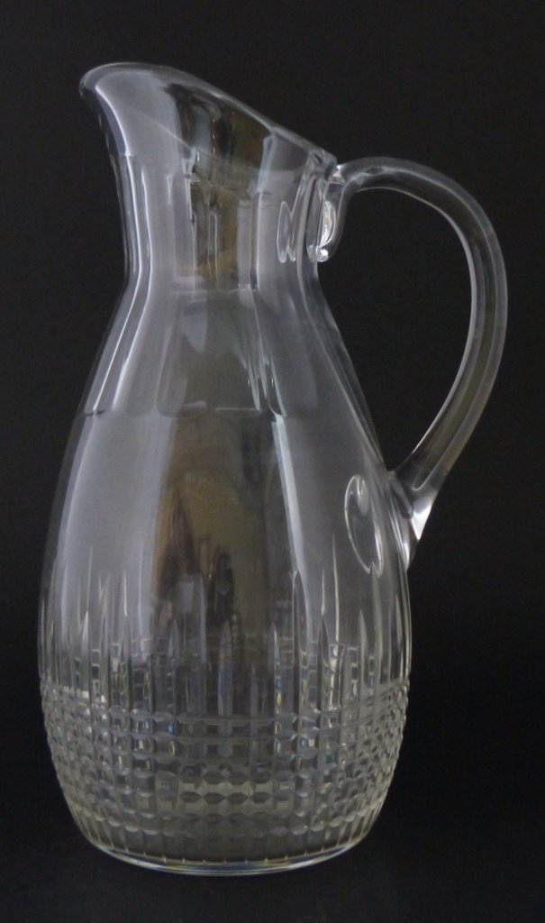 BACCARAT FRANCE "NANCY" CRYSTAL WATER PITCHER (1 of 6)