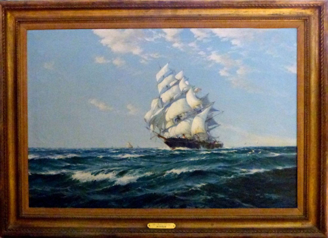 WILLIAM KNOX OIL PAINTING "THE FLYING CLOUD" (1 of 8)