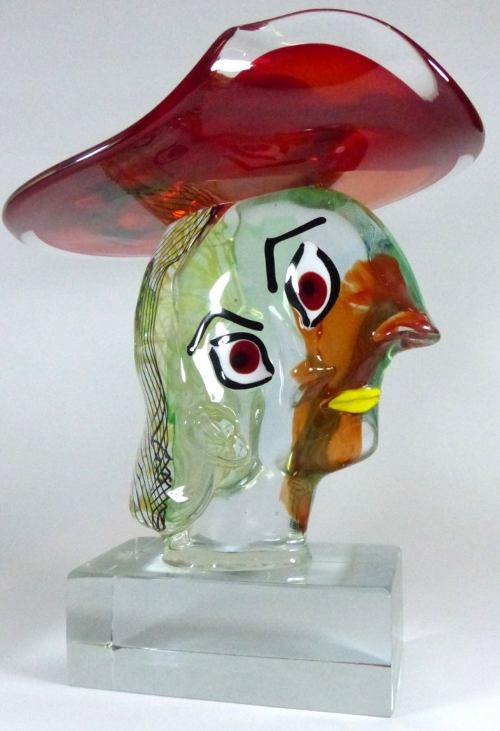 WALTER FURLAN PICASSO MURANO GLASS SCULPTURE (1 of 10)