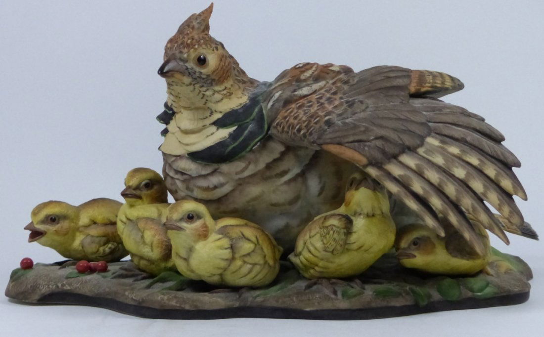 BOEHM "RUFFED GROUSE" FINE PORCELAIN FIGURE (1 of 10)