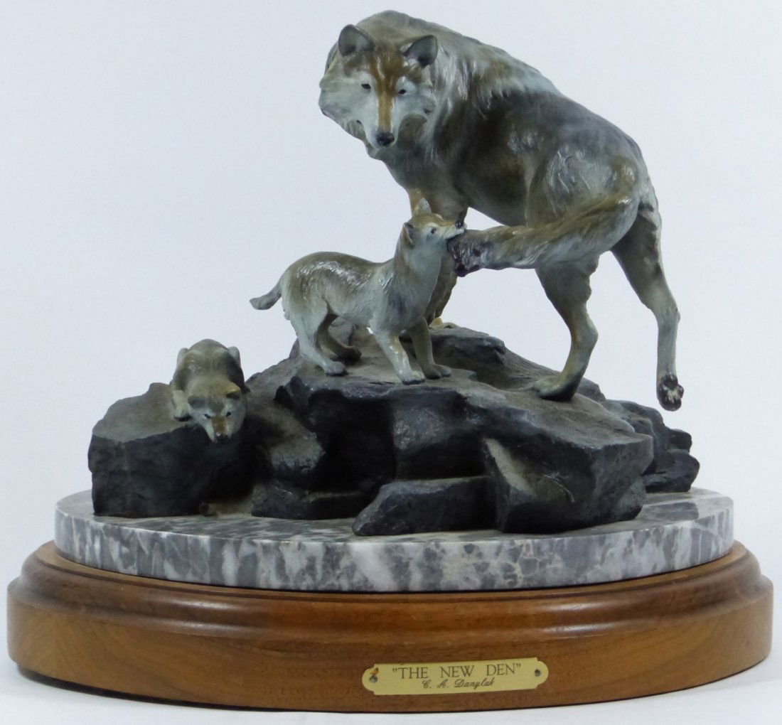 CAROLE DANYLUK "THE NEW DEN" BRONZE SCULPTURE (1 of 10)