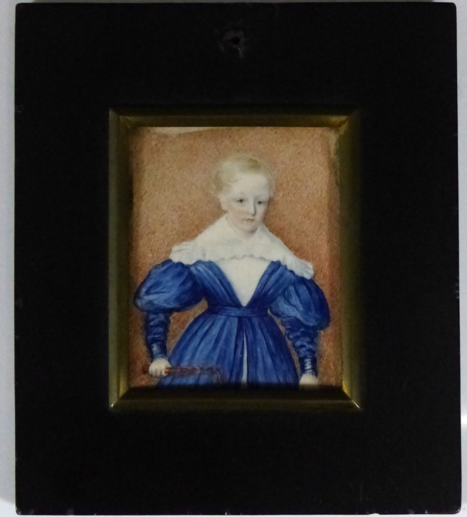 MINIATURE PORTRAIT PAINTING ON CELLULOID (1 of 4)