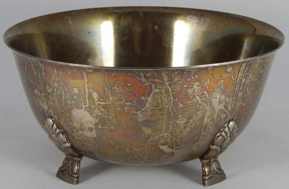 TIFFANY & CO STERLING SILVER FOOTED BOWL (1 of 5)