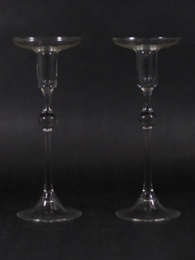 PR CLAUS JOSEF RIEDEL CRYSTAL CANDLESTICKS (1 of 10)