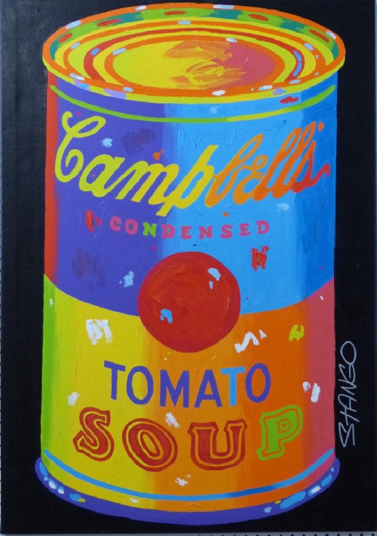 JOHN STANGO OIL PAINTING ON CANVAS CAMPBELL'S SOUP (1 of 7)