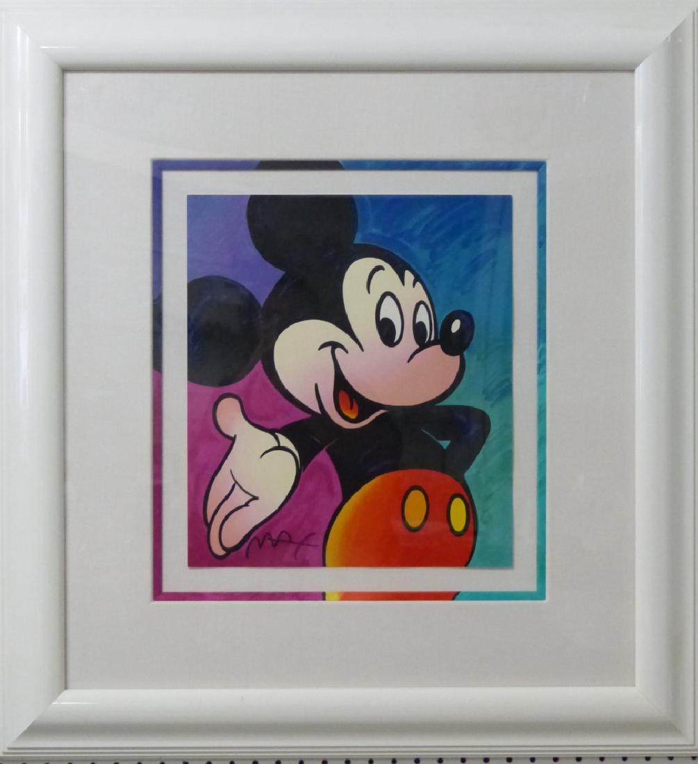 PETER MAX MICKEY MOUSE DISNEY SERIGRAPH (1 of 6)