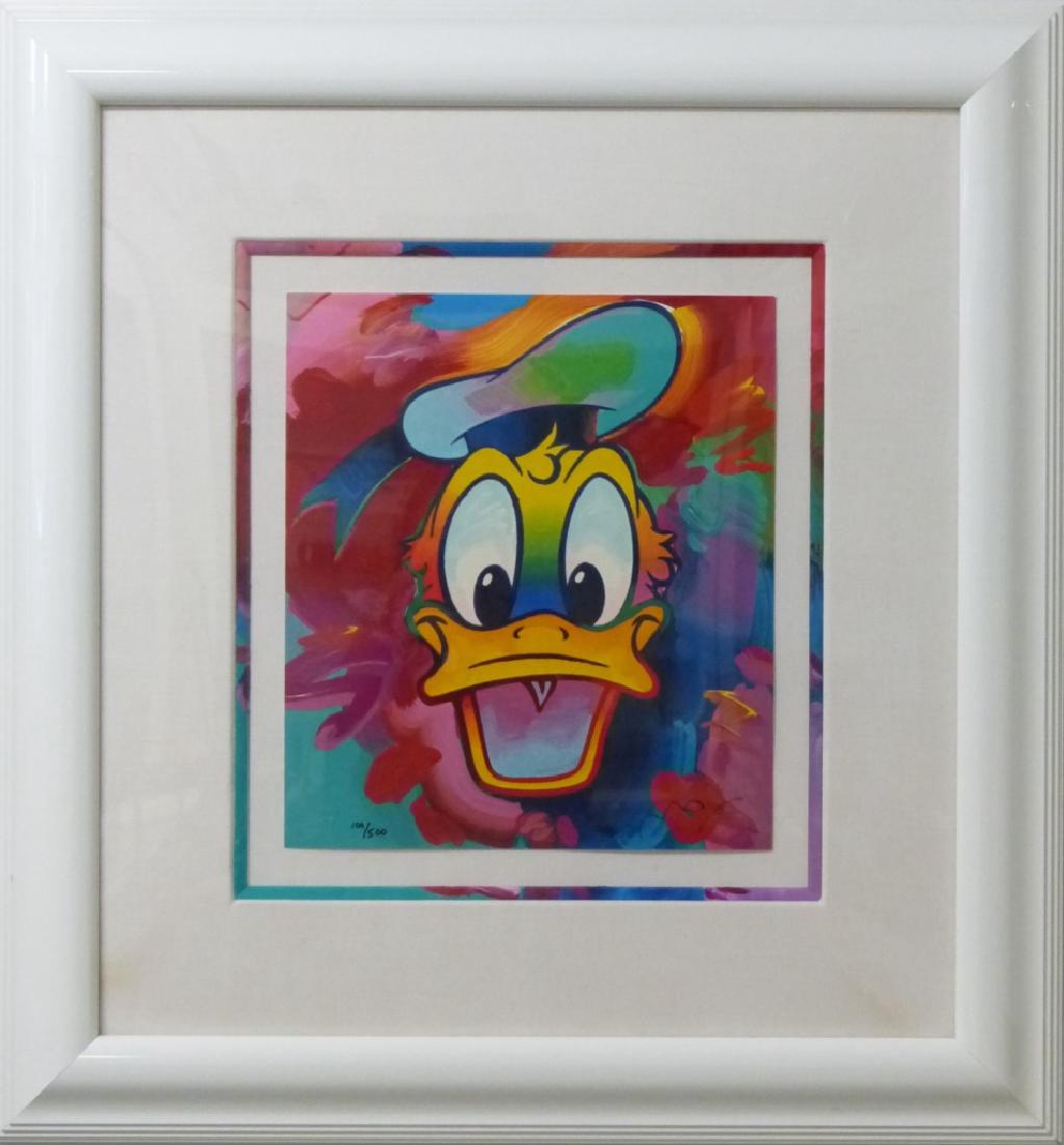 PETER MAX DONALD DUCK DISNEY SERIGRAPH (1 of 6)