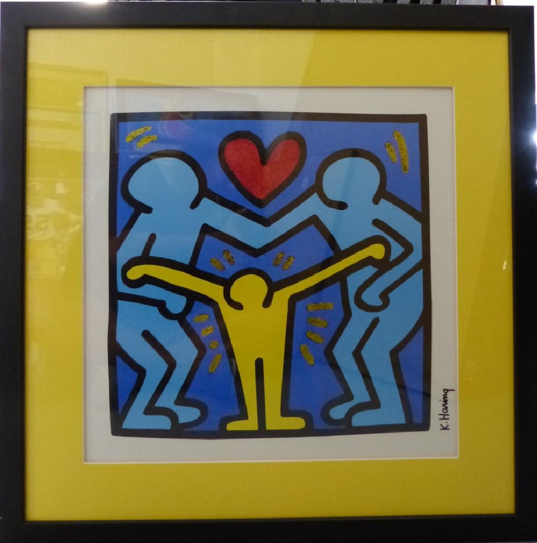KEITH HARING 'AGAINST FAMILY VIOLENCE' PRINT (1 of 4)