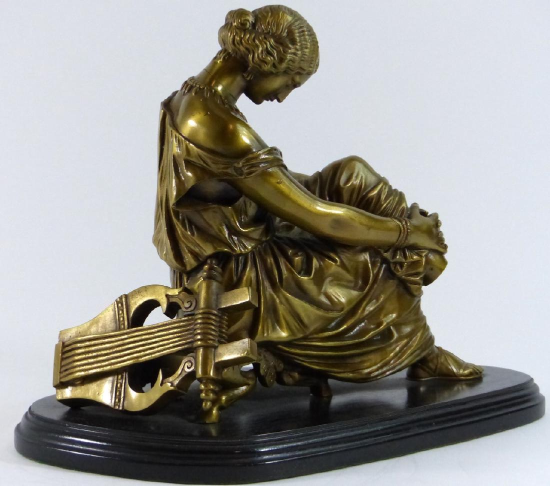 JEAN JACQUES PRADIER BRONZE OF SEATED WOMAN (1 of 10)