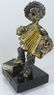 FRANK MEISLER SCULPTURE OF MAN w PIANO ACCORDION - 2