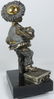 FRANK MEISLER SCULPTURE OF MAN w PIANO ACCORDION - 4