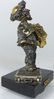 FRANK MEISLER SCULPTURE OF MAN w PIANO ACCORDION - 5