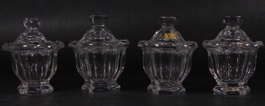 4pc BACCARAT FRANCE CRYSTAL COVERED DISHES (1 of 9)