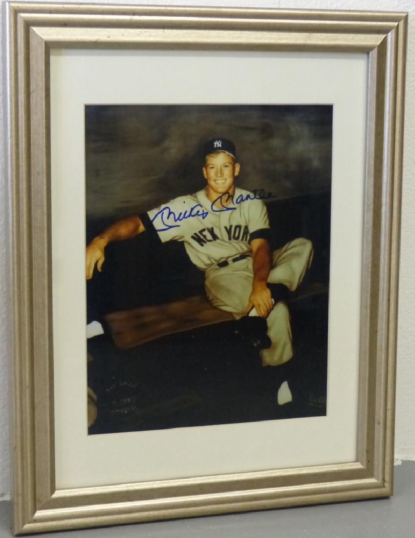 MICKEY MANTLE NEW YORK YANKEES AUTOGRAPHED PHOTO (1 of 5)