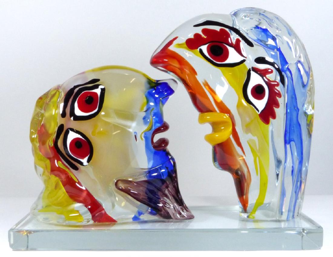 WALTER FURLAN PICASSO MURANO GLASS SCULPTURE (1 of 10)