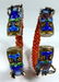 PR CHINESE CORAL & ENAMELED SILVER DRAGON BANGLES - 10