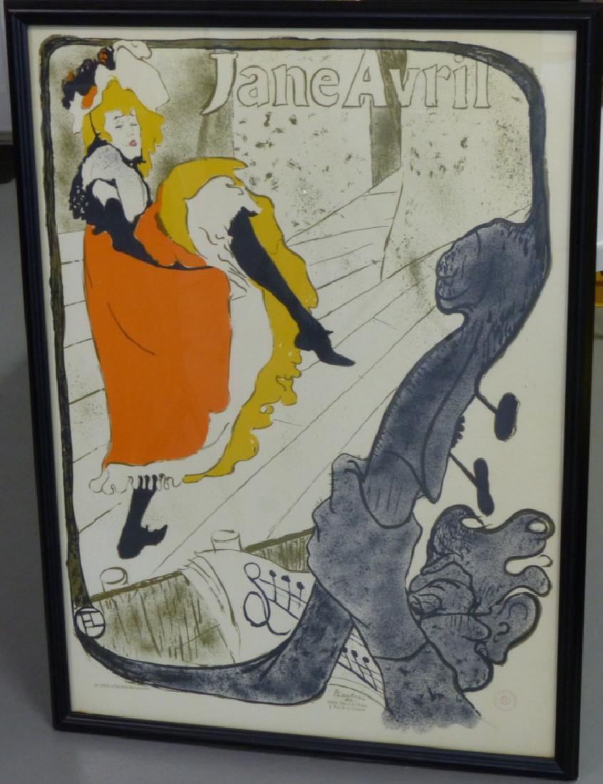 TOULOUSE-LAUTREC 'JANE AVRIL' POSTER (1 of 5)