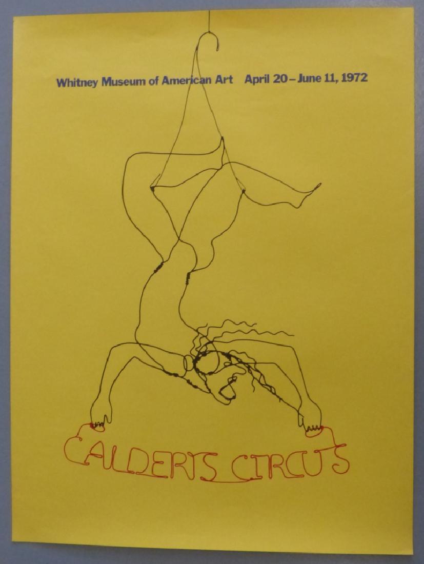 ALEXANDER CALDER SILKSCREEN POSTER CIRCUS 1972 (1 of 3)
