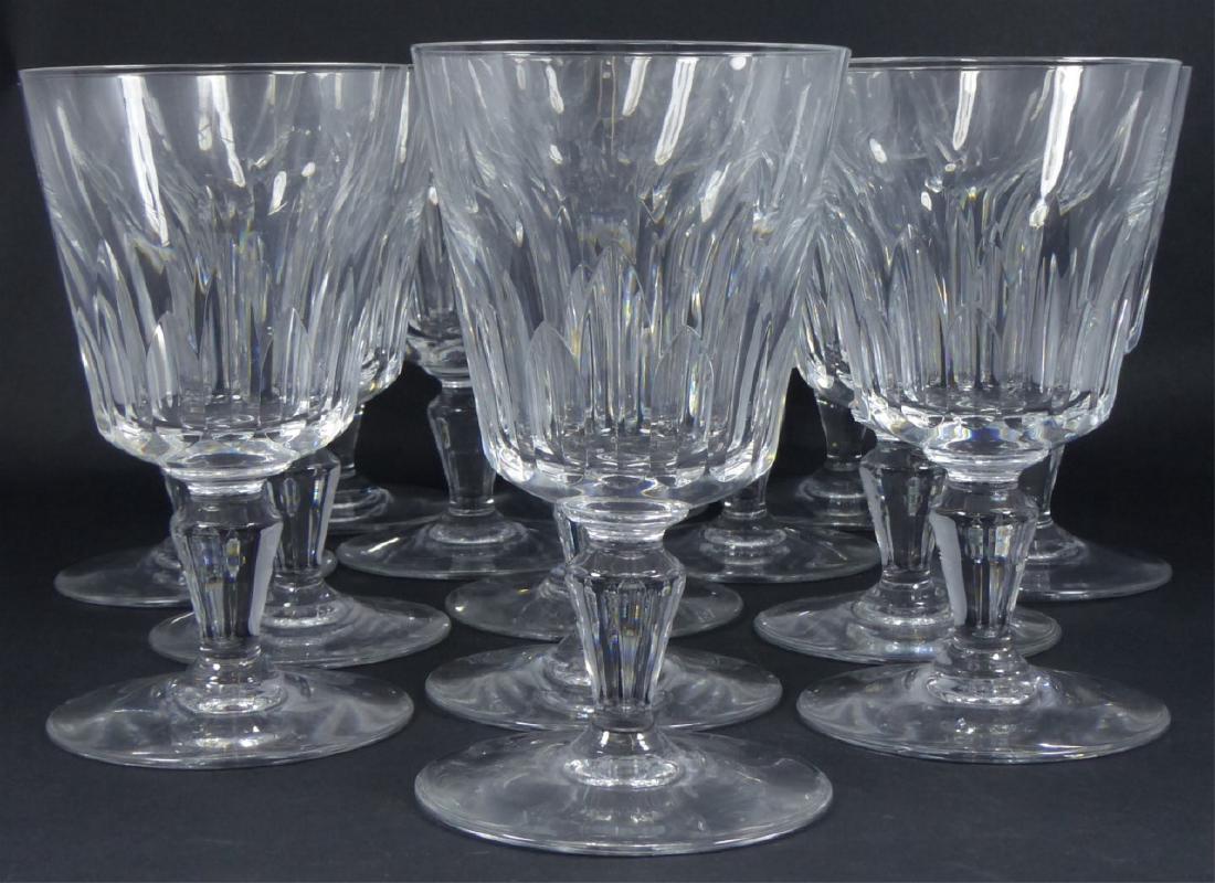 14pc BACCARAT BIARRITZ CRYSTAL WATER GOBLETS 6" (1 of 10)