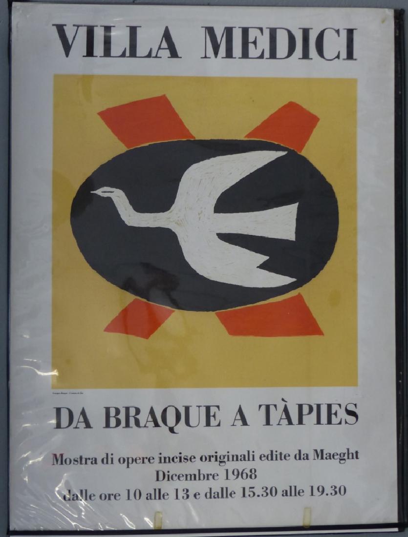 2pc GEORGES BRAQUE VILLA MEDICI EXHIBITION POSTERS (1 of 4)