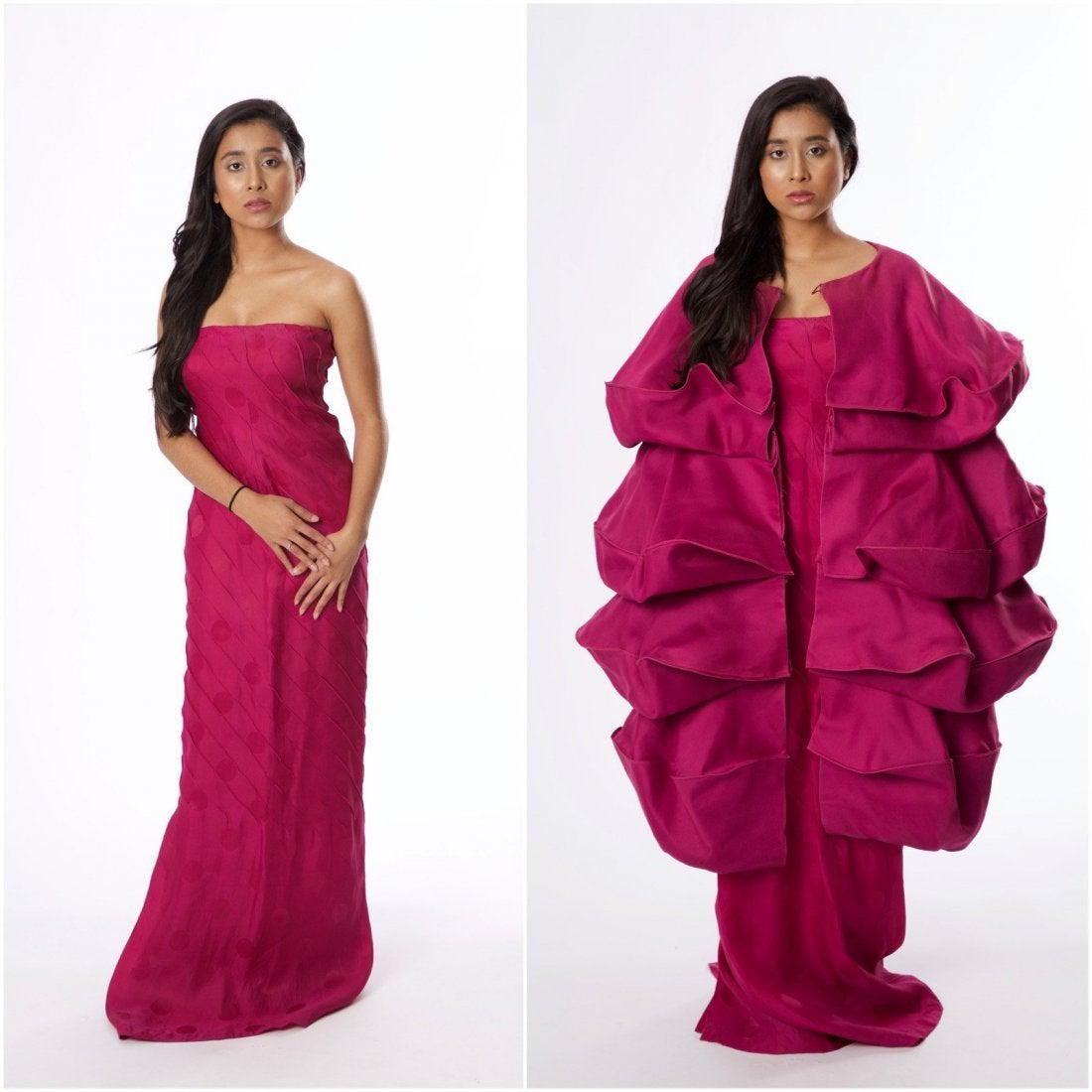 Vintage 1950s-1960s Dress and Cape (1 of 7)