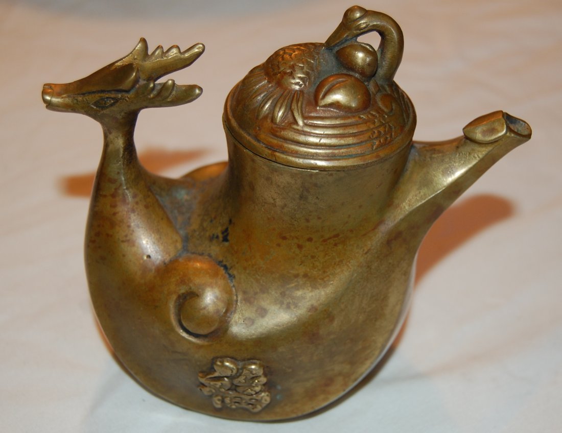Tibetan Brass Teapot (1 of 5)