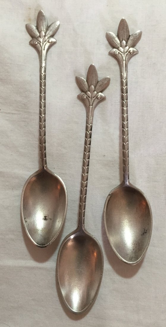 1885 Gorham Sterling Demitasse spoons (1 of 4)