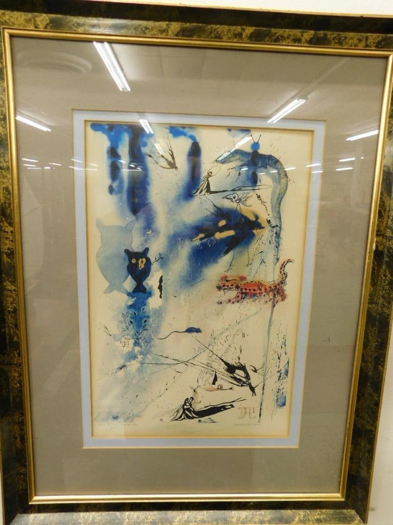 1968 Original Lithograph - Signed Salvadore Dali - 600 "Alice" - 26" x 20" (1 of 15)
