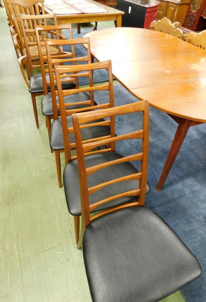 Niels koefoed Danish Modern Dining Chairs - 1 Arm - 4 Sides (1 of 13)