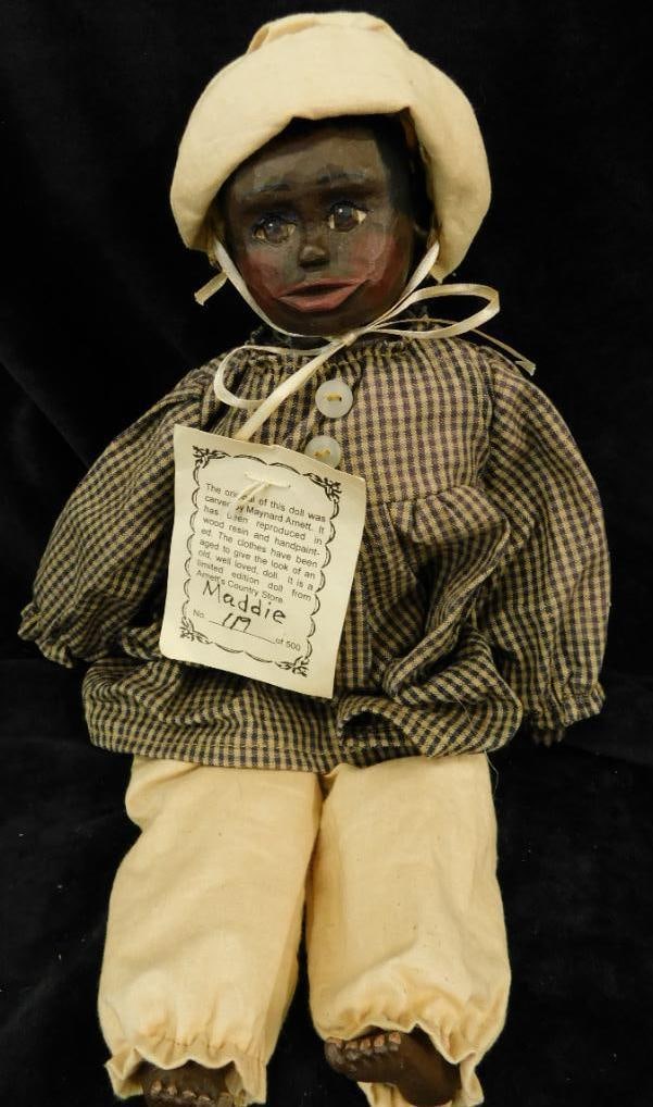 Black Americana - Modern Reproduction of a Maynard Arnett Carved Doll - Maddie (1 of 11)