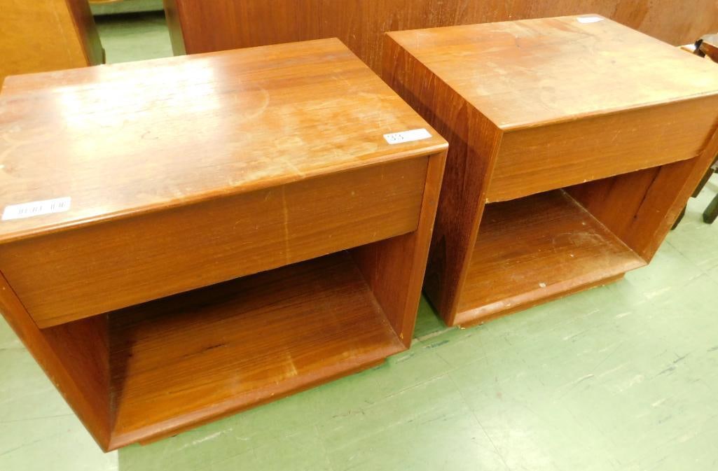 Mid Century End Tables Rough Tops - 2 Pieces (1 of 8)