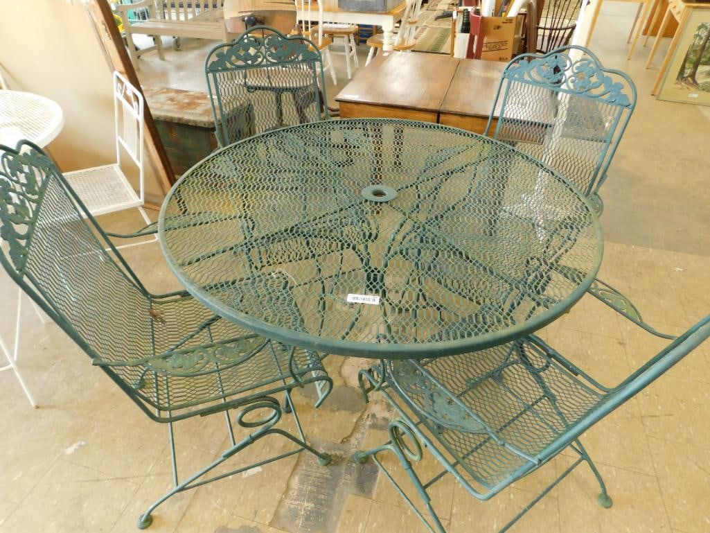 5 Piece Green Patio Set - Spring Chairs (1 of 8)