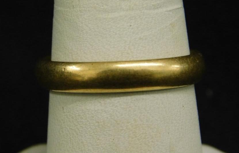 14K Yellow Gold - Ring - Size 11 - Band - 4.8 Grams: XRF Metal Tested - See Photos For Condition and Details
