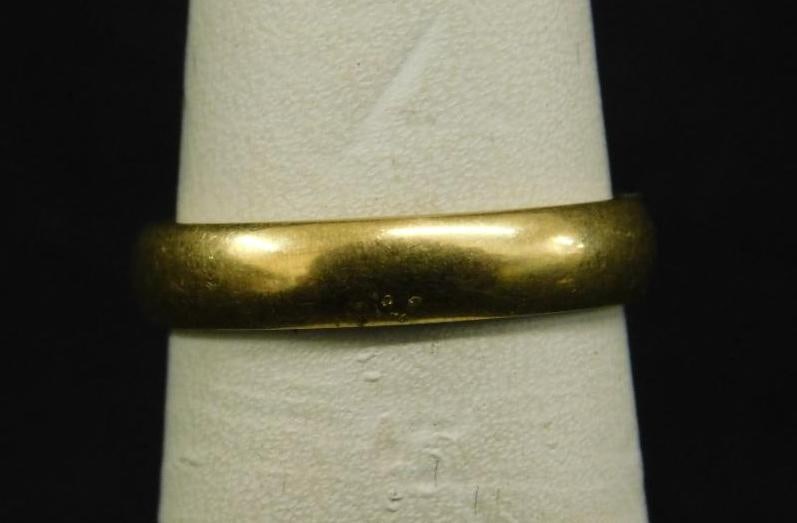 14K Yellow Gold - Ring - Size 6 - Band - 3.3 Grams: XRF Metal Tested - See Photos For Condition and Details