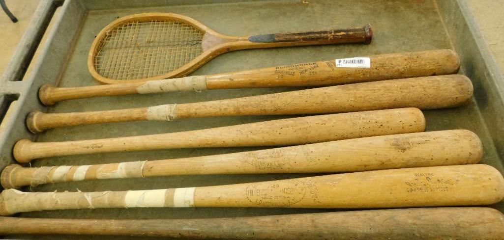 6 Baseball Bats and Tennis Racquet (1 of 12)