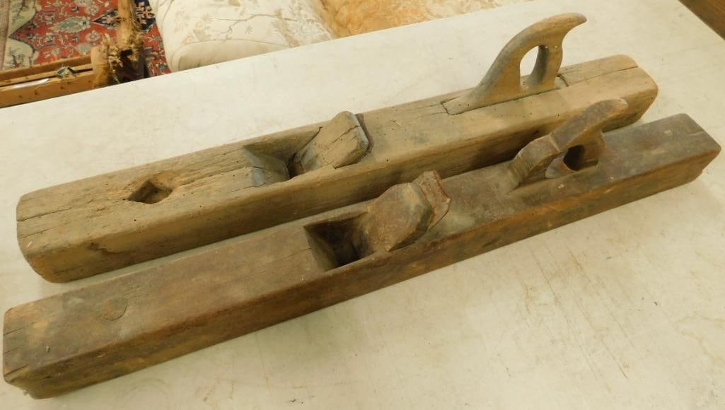 2 Wood Block Planes - 32" (1 of 10)