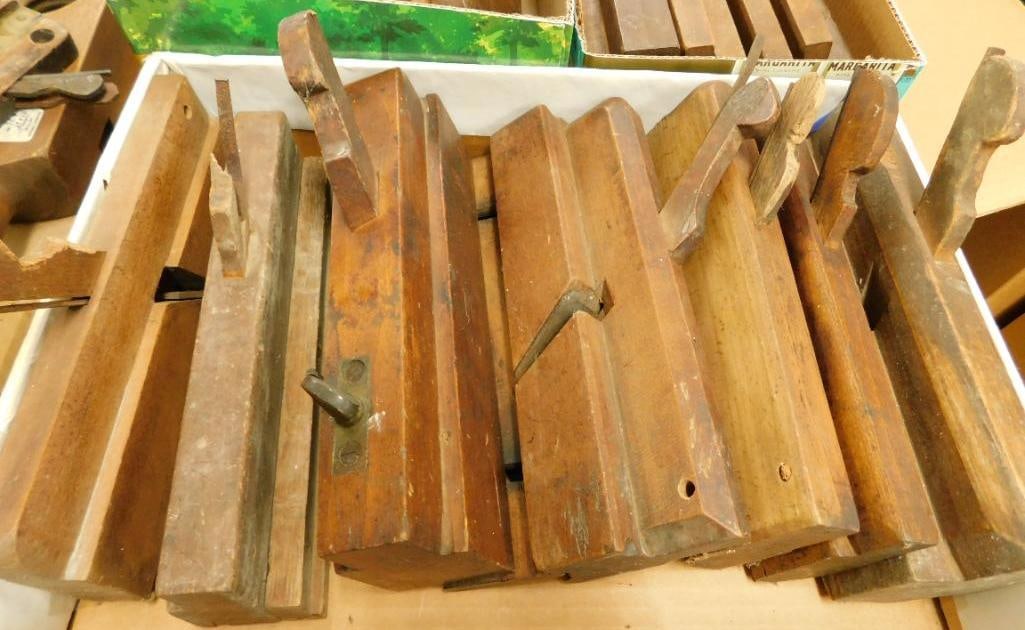 7 Wood Molding Planes: See Photos For Details and Condition