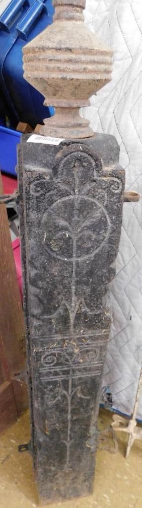 Gate Column- Small Damage - 3 Pieces: 55" x 7" x 7"