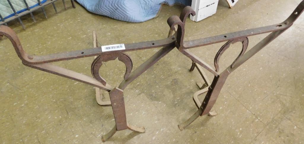 Hand Wrought Andirons (1 of 6)