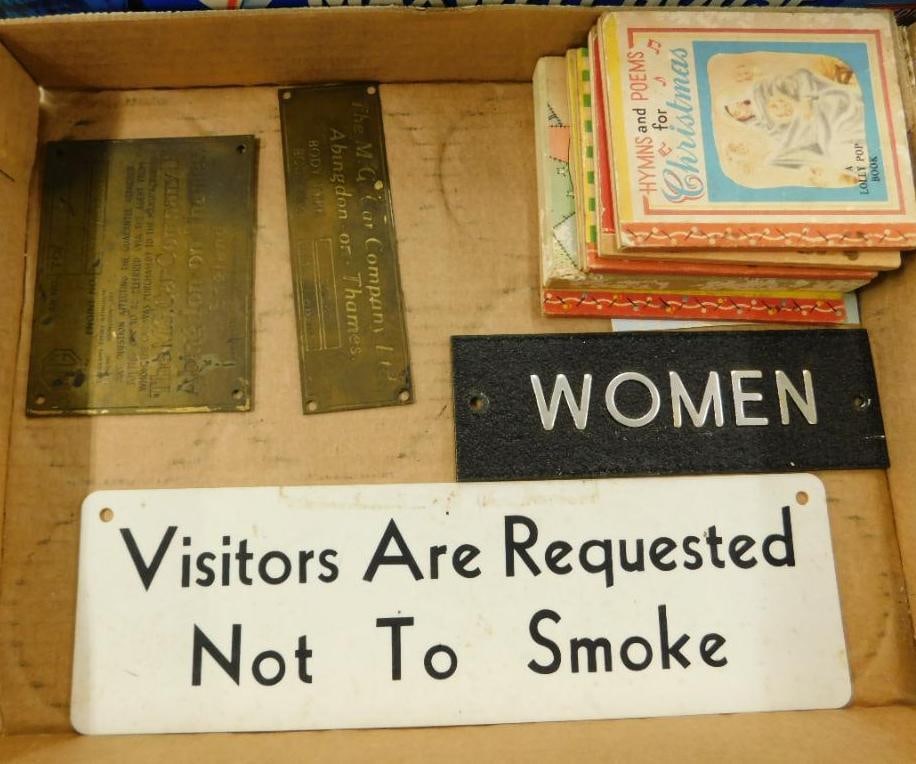 6 Childrens Books - MG Auto Plaques - 2 Signs (1 of 11)