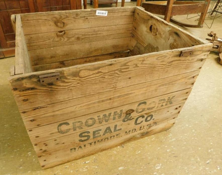 Crown and Cork Seal Co. Wood Crate (1 of 7)