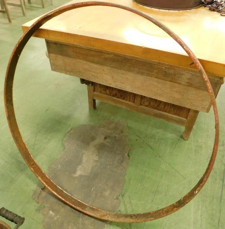 Vintage Iron Wagon Wheel Rim (1 of 5)